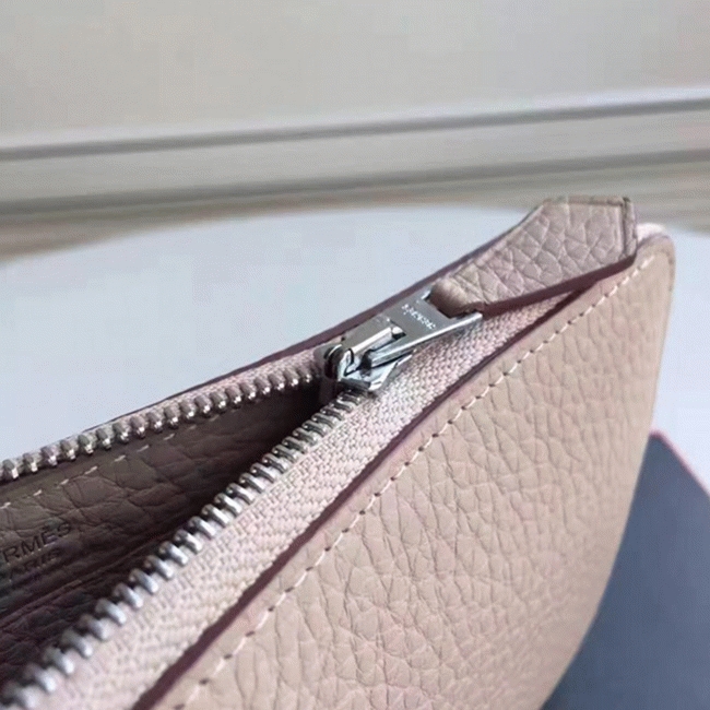 Grey Luxury Imitation H**me5 Wallet Azap Zipped