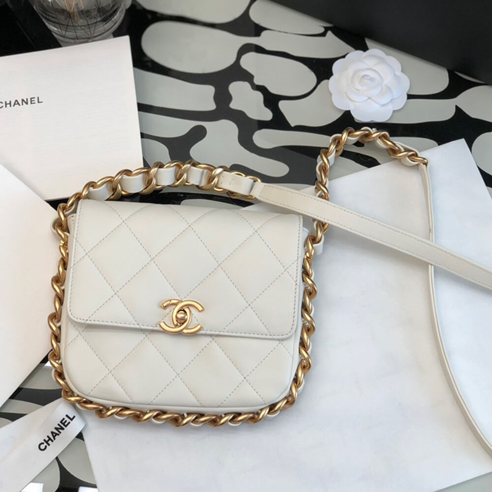 Ch**el MINI FLAP BAG