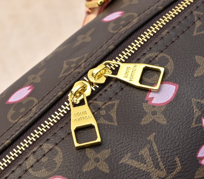 LV X TM Monogram Canvas Keepall 45 With Cherry Blossom