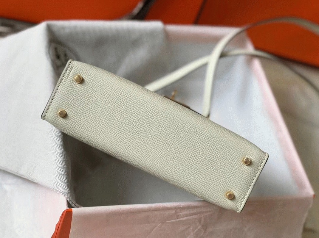 H**me5 Kelly Mini II Bag Replica in White