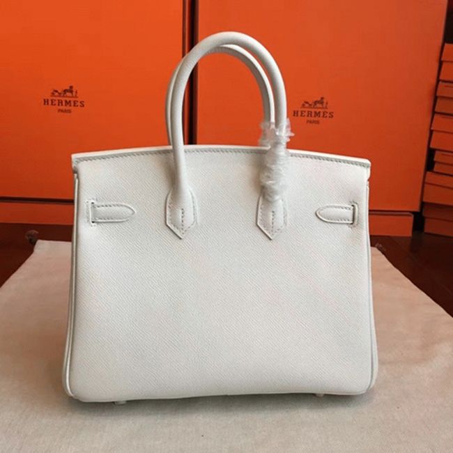preM1vm replica white h**me5 birkin 25cm handbag