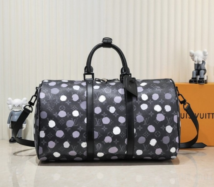 L0vis Vvtt0n X YK Monogram Eclipse Keepall 45 Bandouliere Travel Bag
