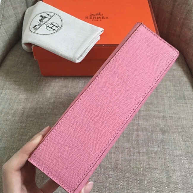 Pink Epsom Luxury Fake H**me5 Kelly Pochette Feminine Look Bag
