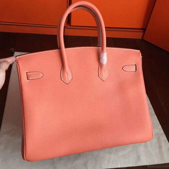 Crevette Shade Fake Designer H**me5 Birkin 40cm Purse