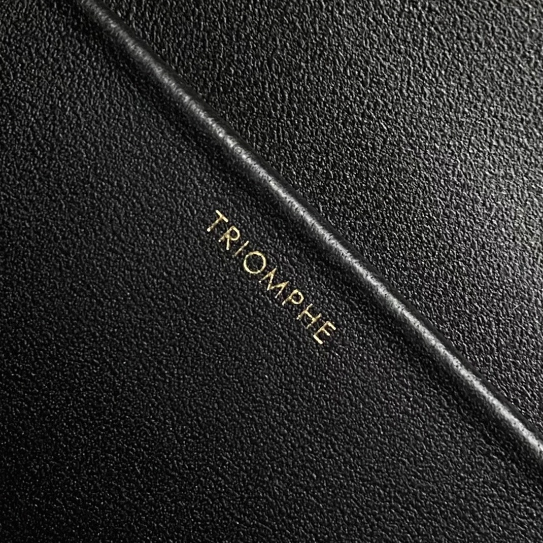 Top Quality Faux Ce1i*e Triomphe Medium Bag In Black
