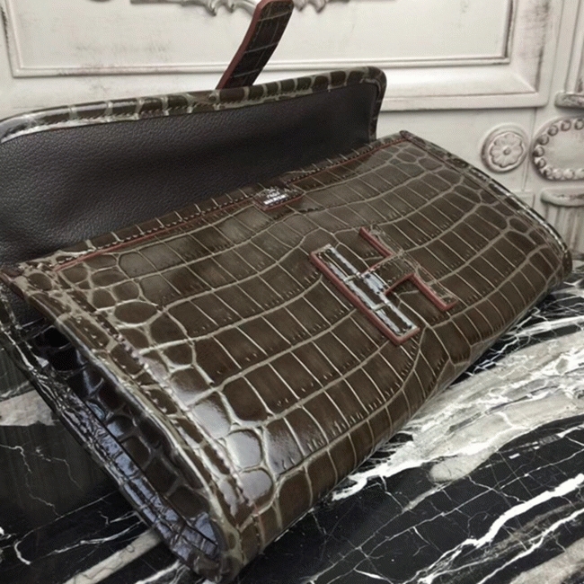Chocolate Copy H**me5 Jige Elan 29 Rich Tone Clutch Bag