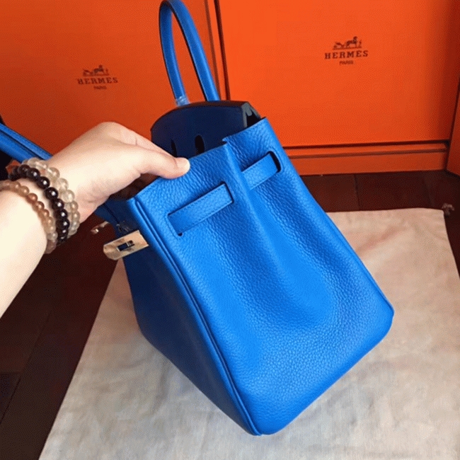 Blue Hydra Fake Designer H**me5 Birkin 35cm Bag
