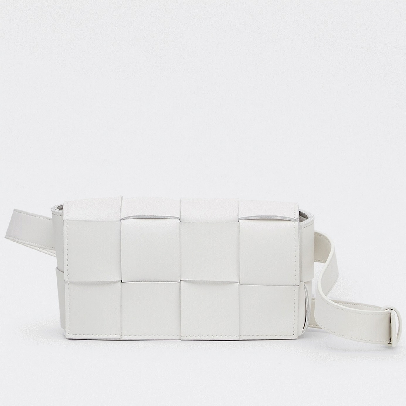 Replica B0tt*ga Ven*ta Cassette Belt Bag White