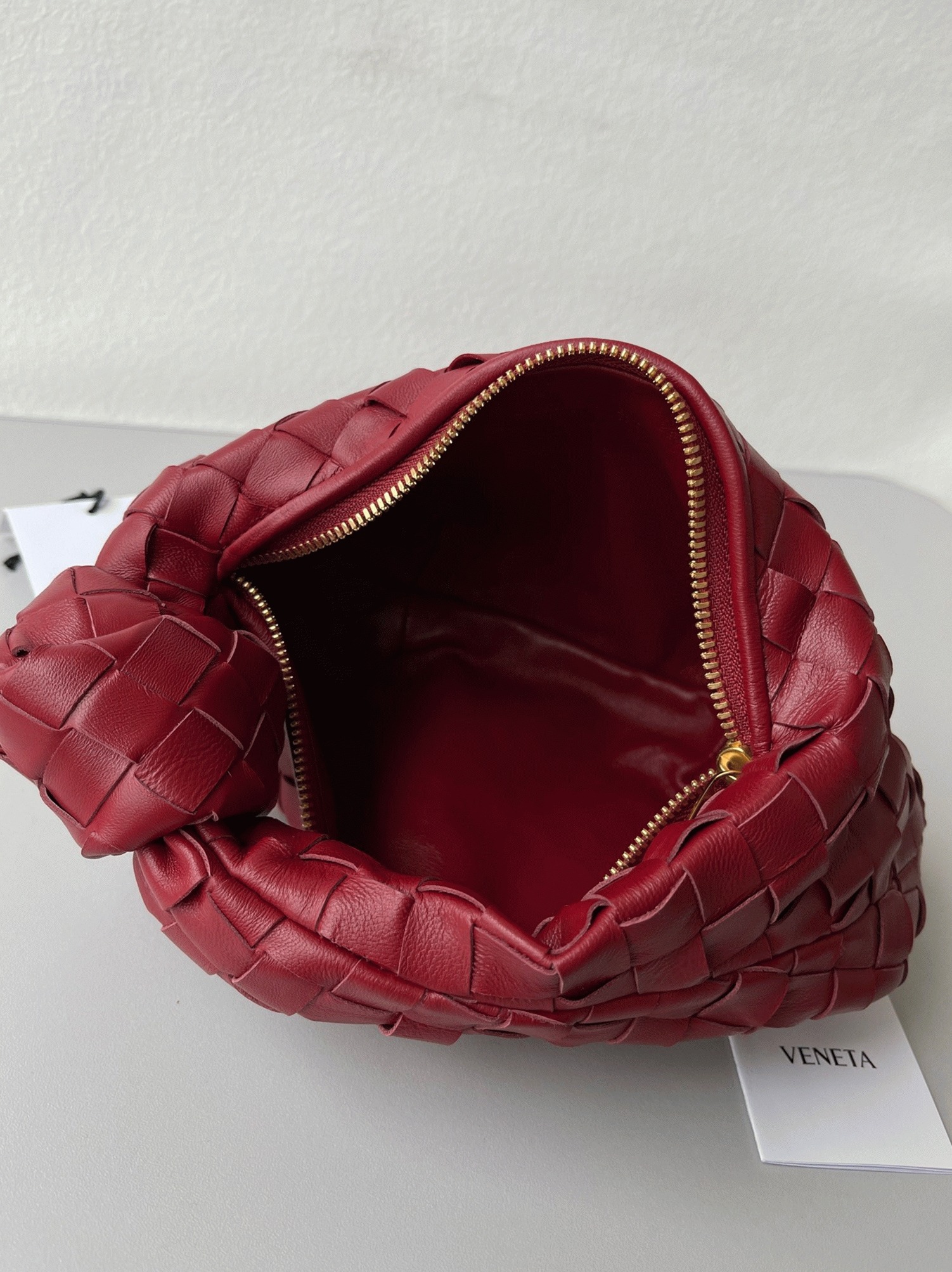 Replica B0tt*ga Ven*ta BV Jodie Mini Bag Dark Red