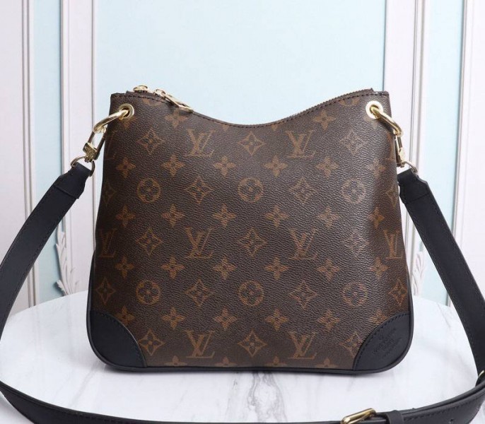 L0vis Vvtt0n Monogram Canvas Odeon PM Bag In Black