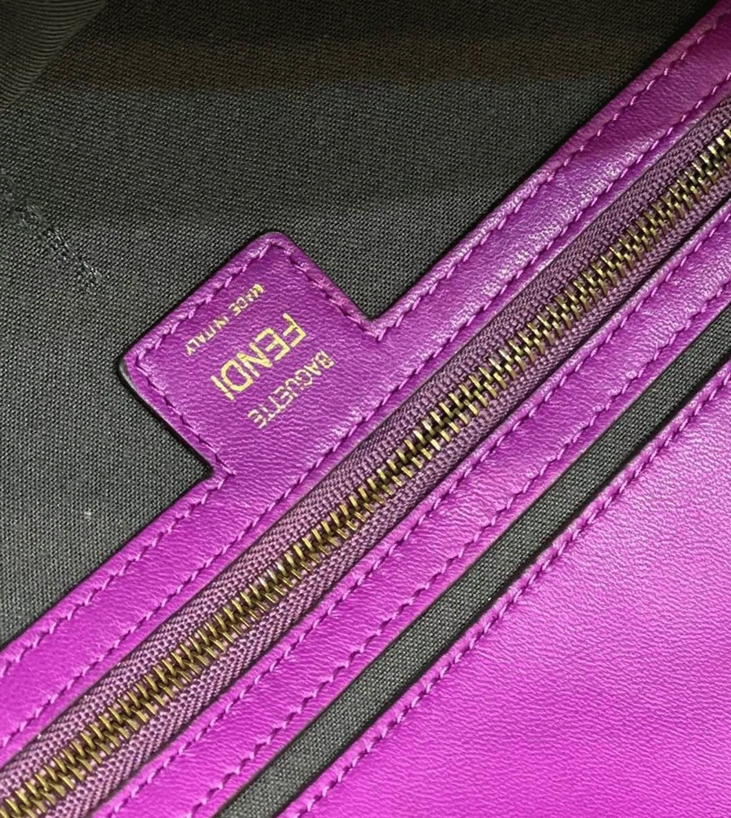 Top Quality Replica F**di Large Baguette Bag In Purple FF