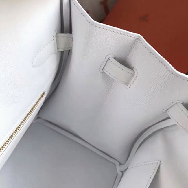 High Quality White H**me5 Birkin 30cm Replica Purse