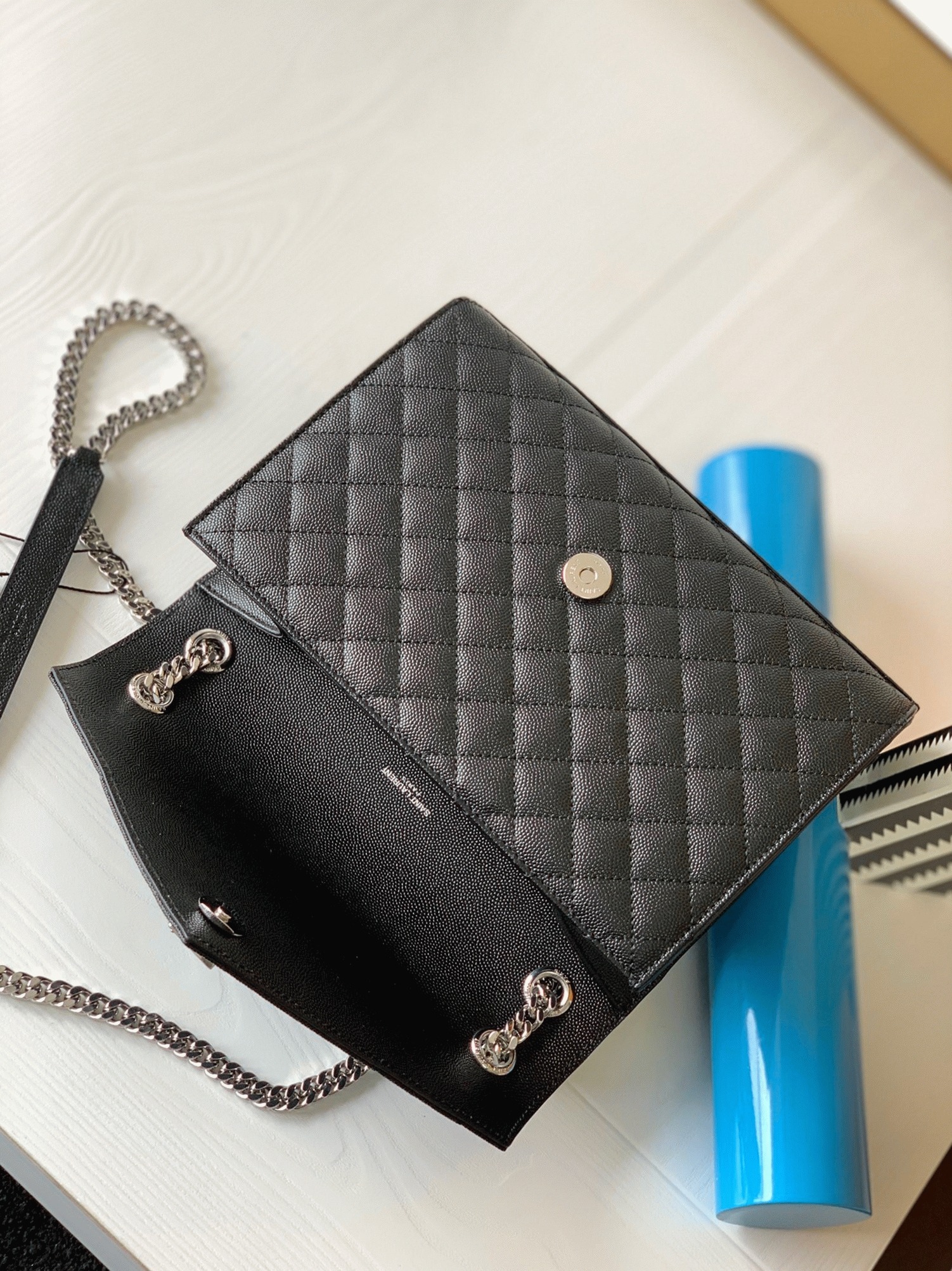 Replica Sa1nt Lau*nt Envelope Medium Bag Noir