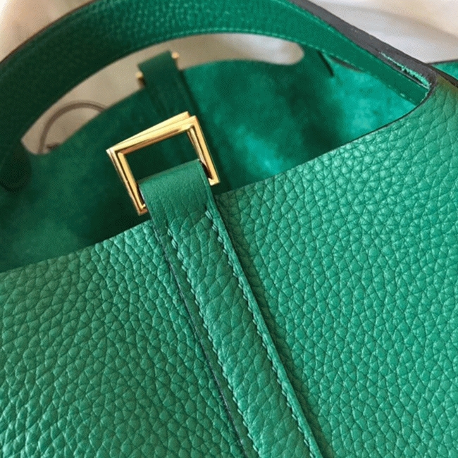 Vert vertigo designer replica H**me5 Picotin Lock 22cm handbag
