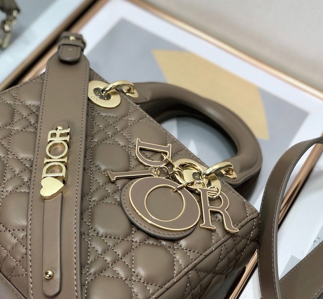 D10r Small Lady D10r My ABCD10r Bag Fake in Warm Taupe