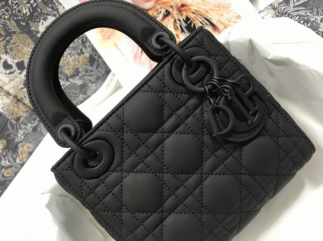 D10r Lady D10r Mini Chain Bag Replica in Black