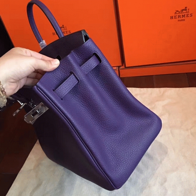 Iris Tone Faux H**me5 Birkin 35CM Designer Handbag