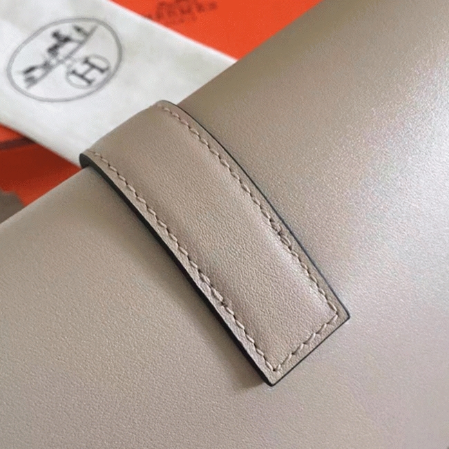 Grey Fake H**me5 Jige Elan 29 Chic Neutral Clutch