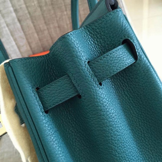 1:1 Copy H**me5 Birkin 30cm Bag in Malachite Shade