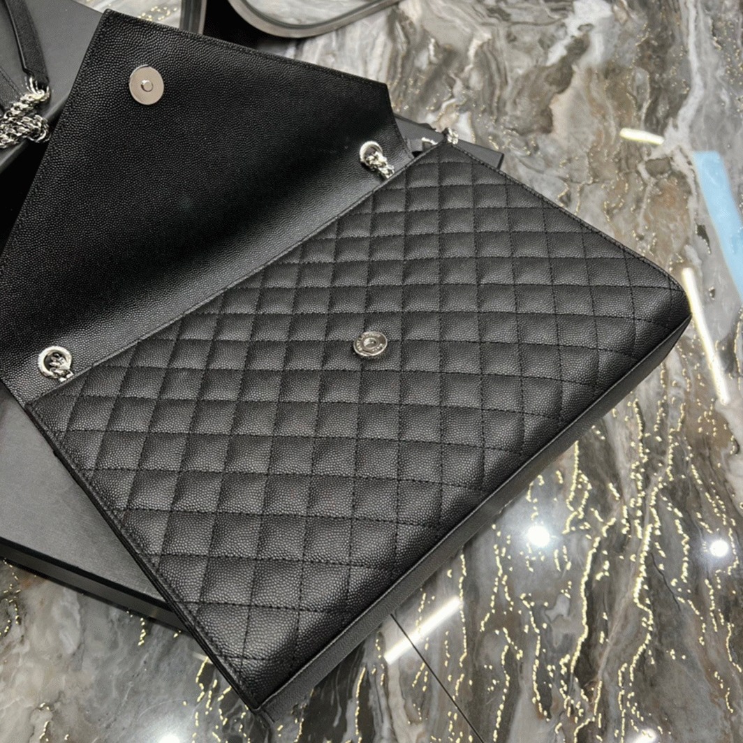Replica Sa1nt Lau*nt Envelope Large Bag Noir