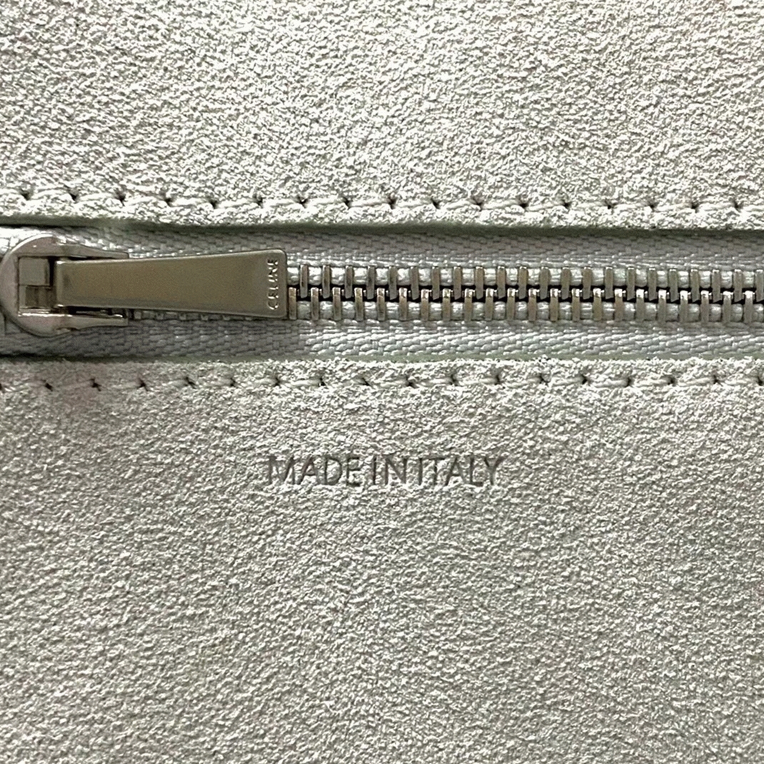 Top Quality Fake Ce1i*e Sangle Small Bucket Bag In White Calfskin