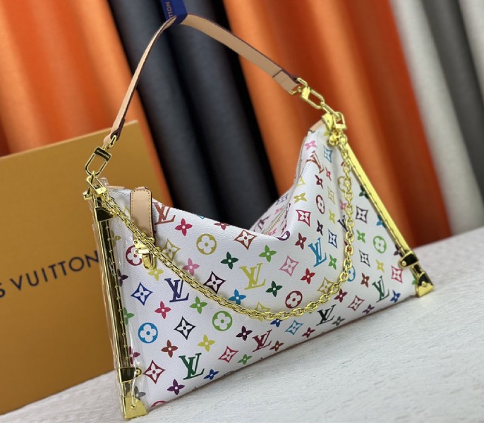 L0vis Vvtt0n X TM Multicolored Lucky Trunk In White