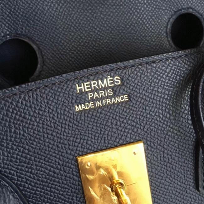 Sapphire Knockoff H**me5 Birkin 35cm Elegant Tote