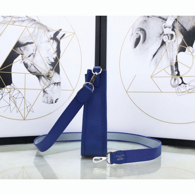 Blue Electric Evelyne II TPM Bag Fake H**me5 Small Shoulder Bag