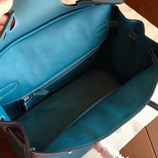 Blue Jean Imitation Luxury H**me5 Birkin 35cm Handbag