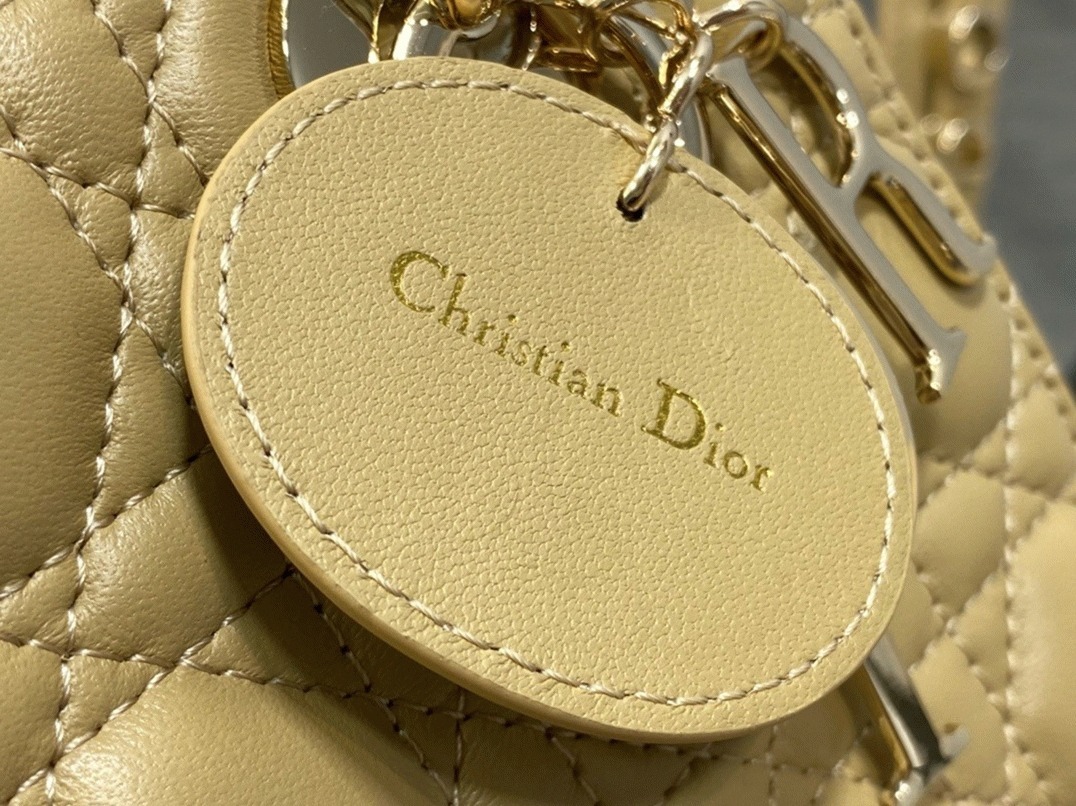 D10r Small Lady D10r My ABCD10r Bag Fake in Pastel Yellow
