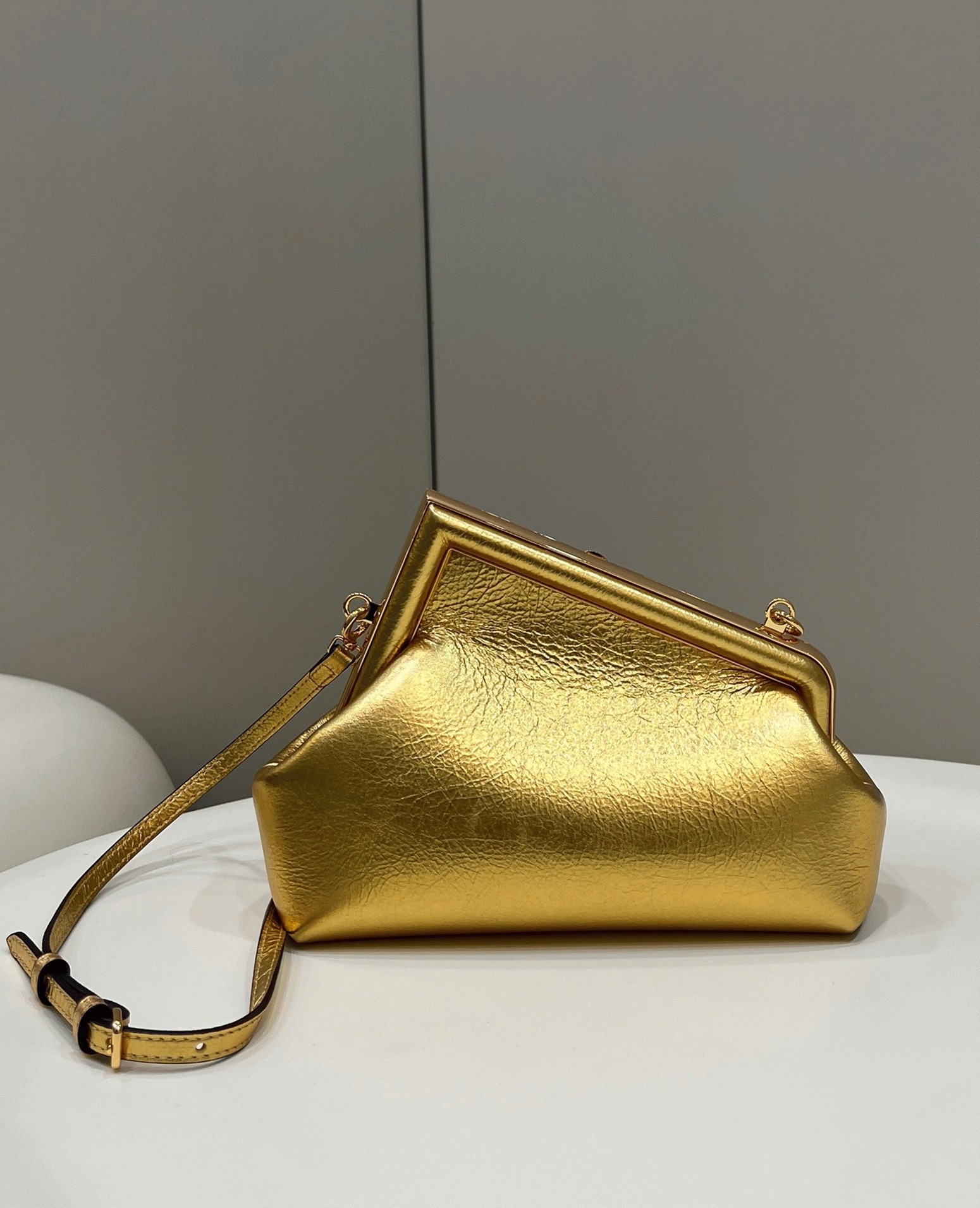 Top Quality Replica F**di First Small Bag In Gold