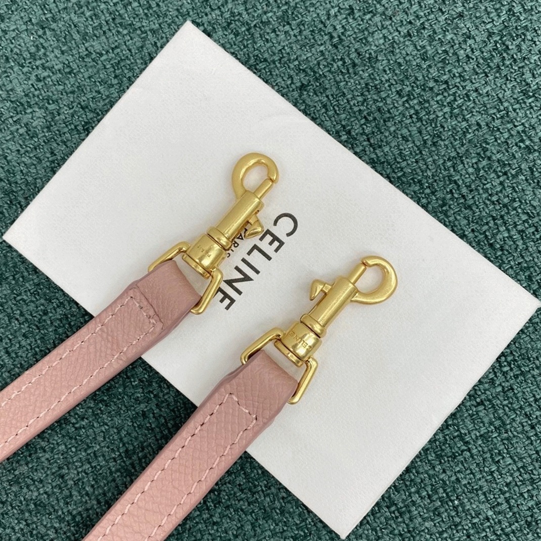 Ce1i*e Belt Nano Bag Faux in Vintage Pink