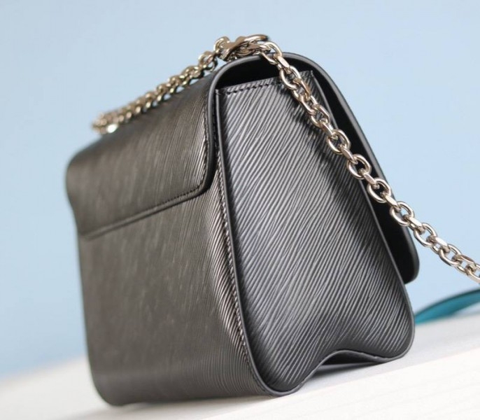 L0vis Vvtt0n Epi Leather Twist MM Limited Edition Bag In Black