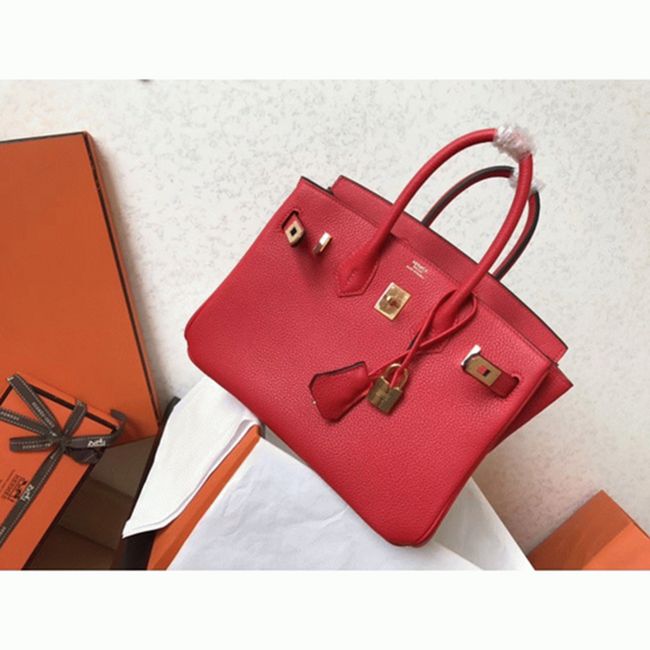 Red H**me5 Birkin 25cm AAA Grade Knockoff