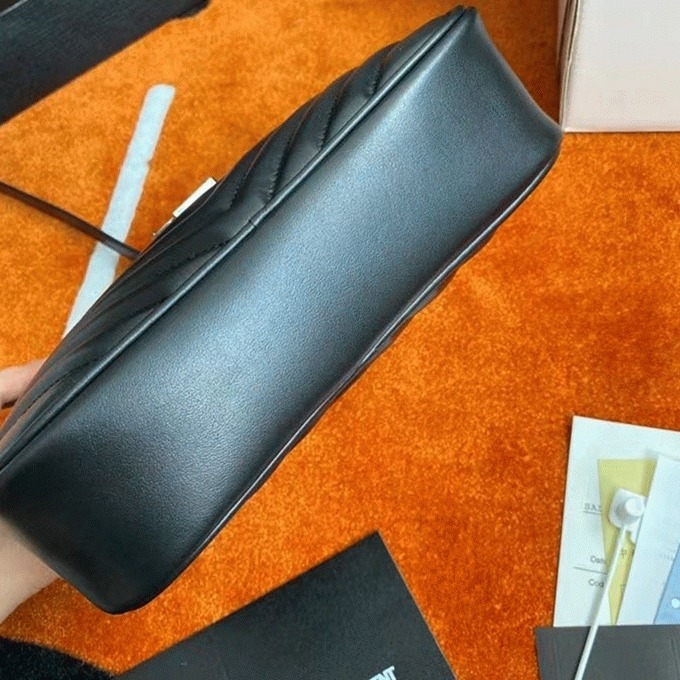 Fake Sa1nt Lau*nt Lou Camera Bag Noir