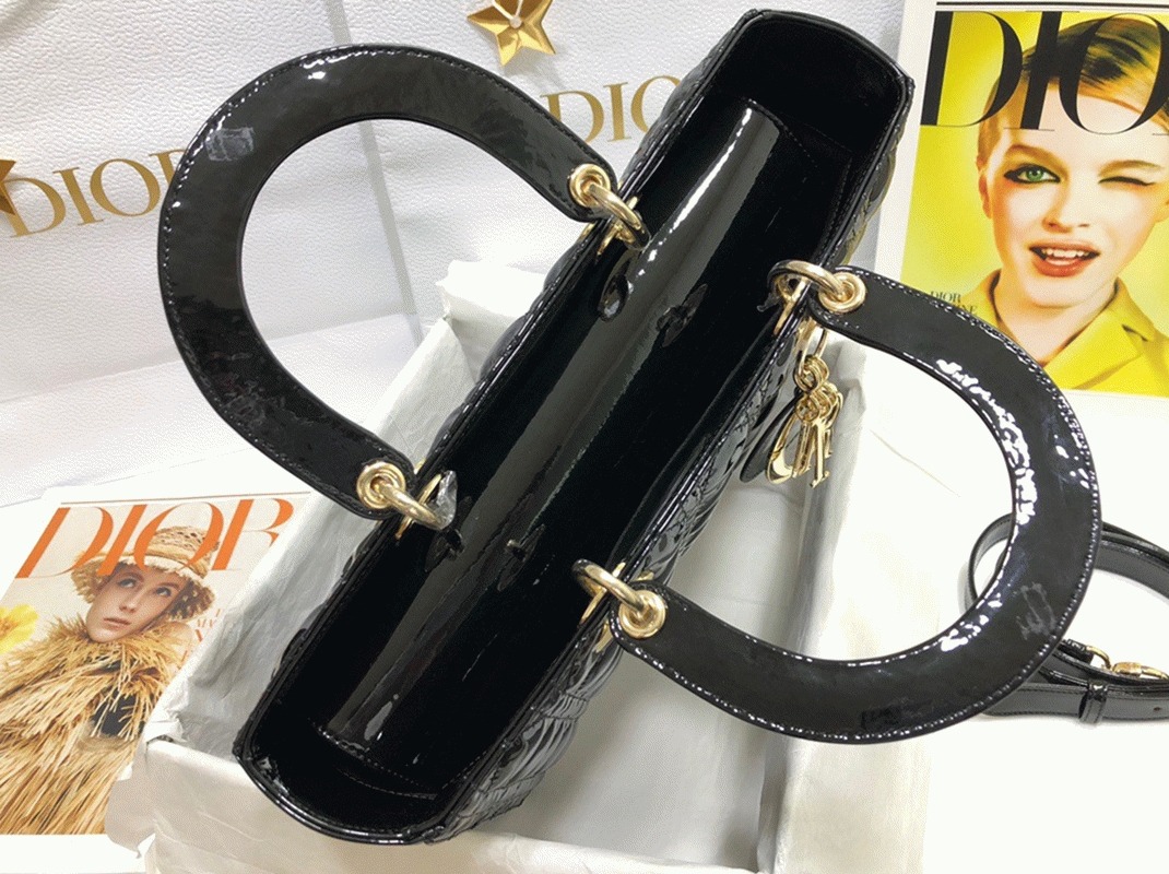 D10r Lady D10r Large Bag Replica in Black