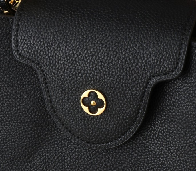 L0vis Vvtt0n Capucines BB Handbag In Black