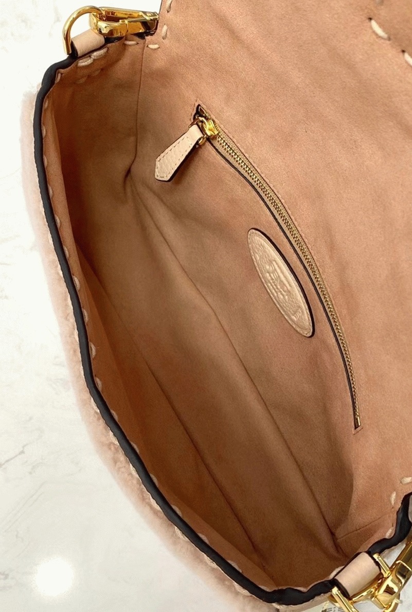 Top Quality Fake F**di Medium Baguette Bag In Beige
