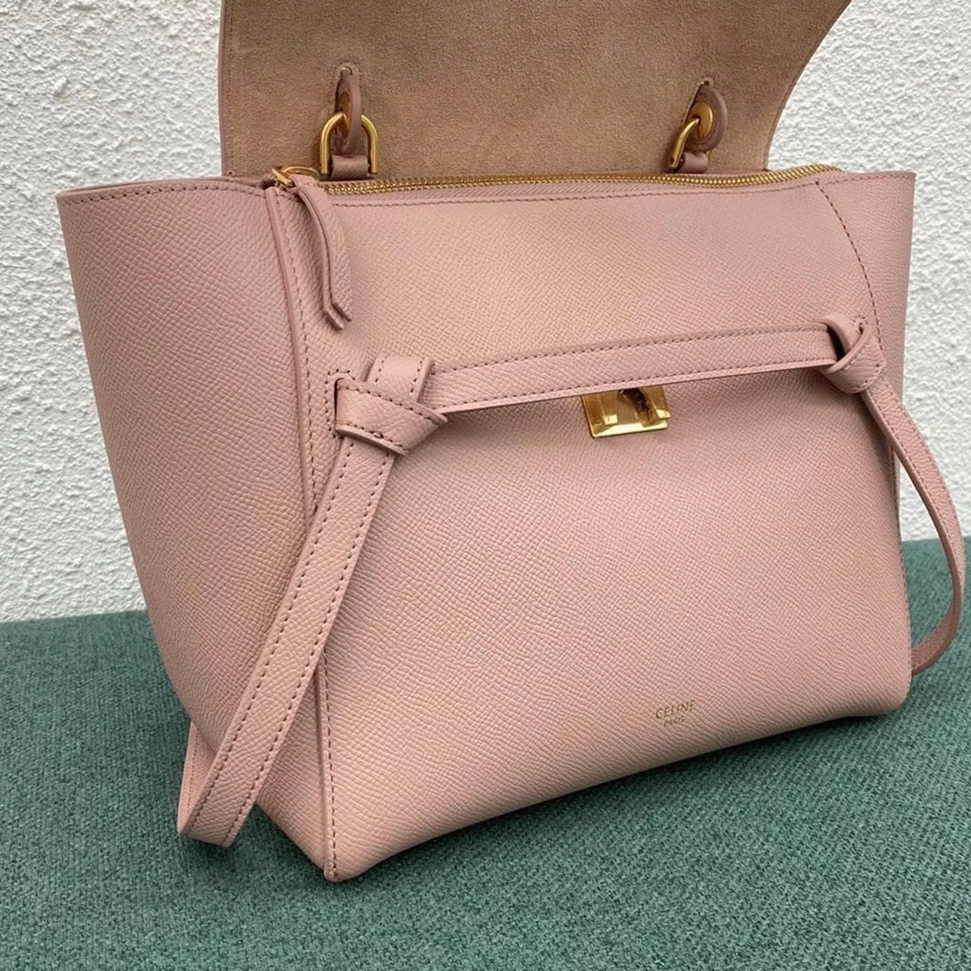 Ce1i*e Micro Belt Bag Imitation in Vintage Pink