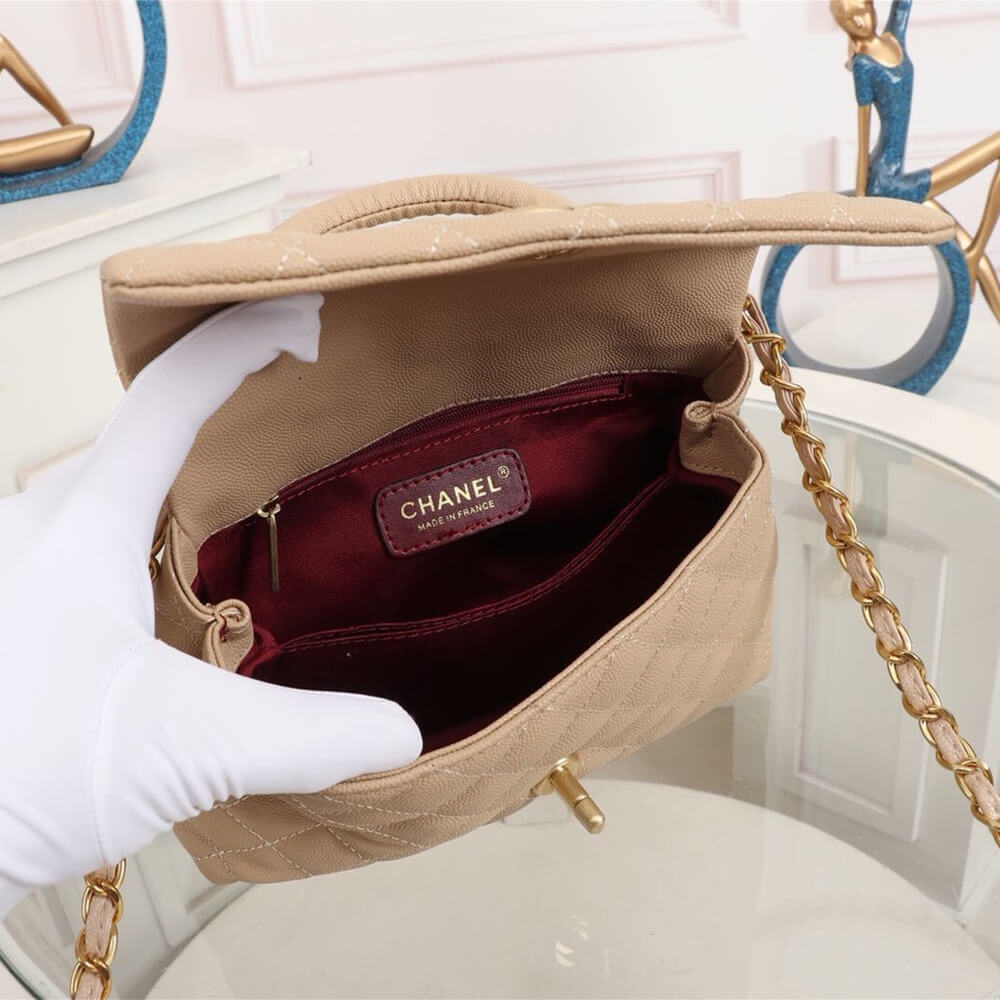 Ch**el Coco handle flap shoulder bag PM