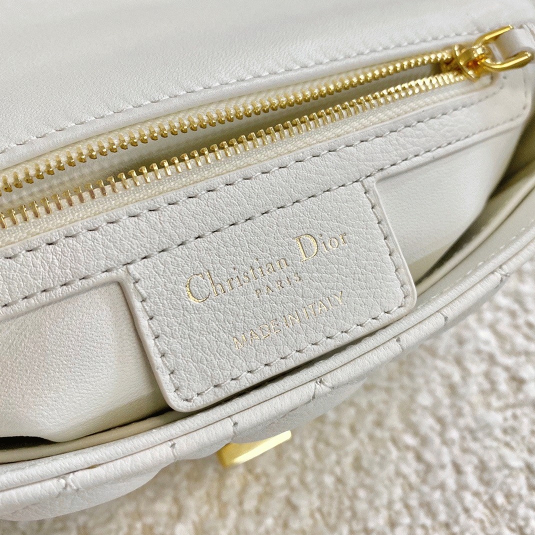 D10r Caro Small Bag Knockoff in White