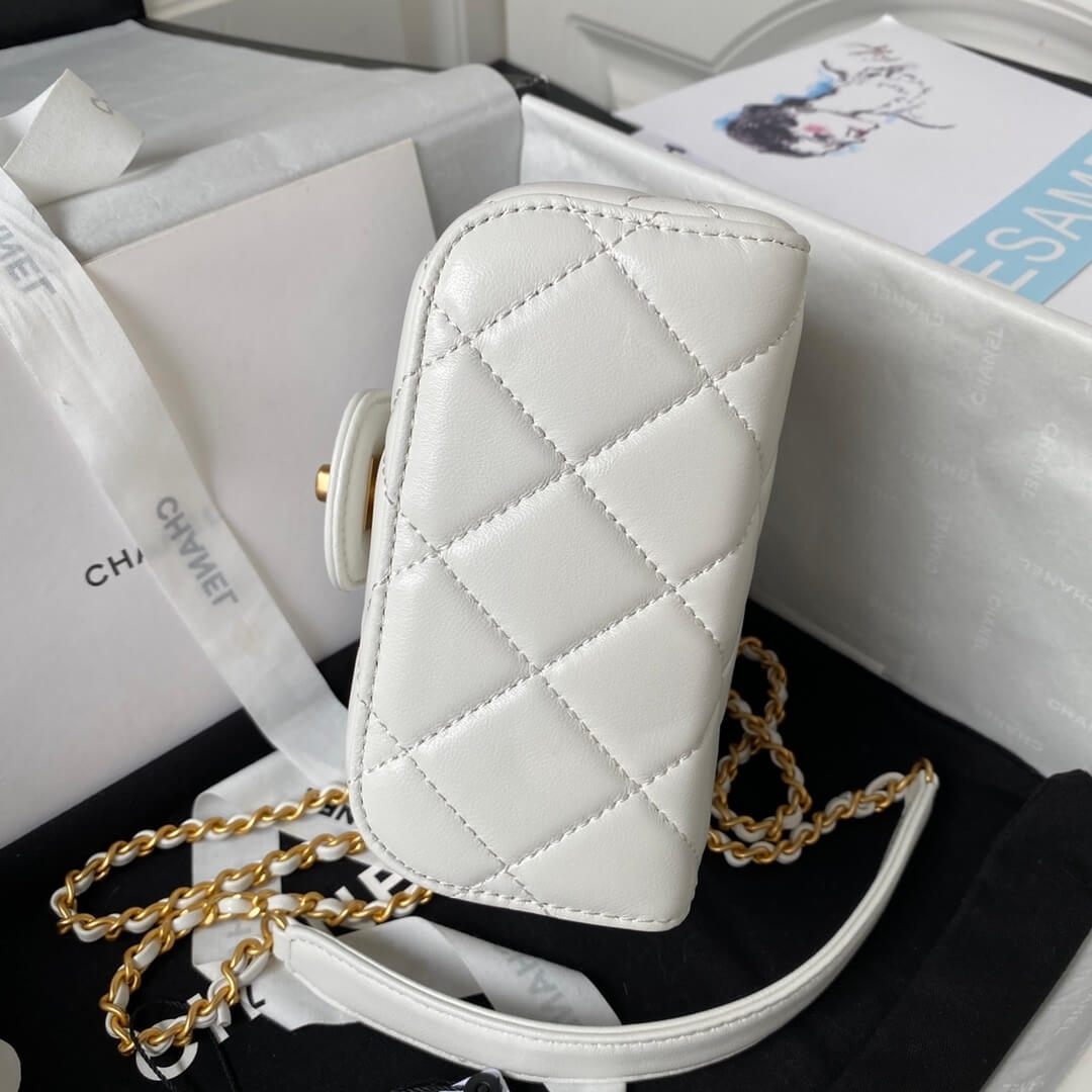 Ch**el 23S handle cosmetic bag(high-end grade)