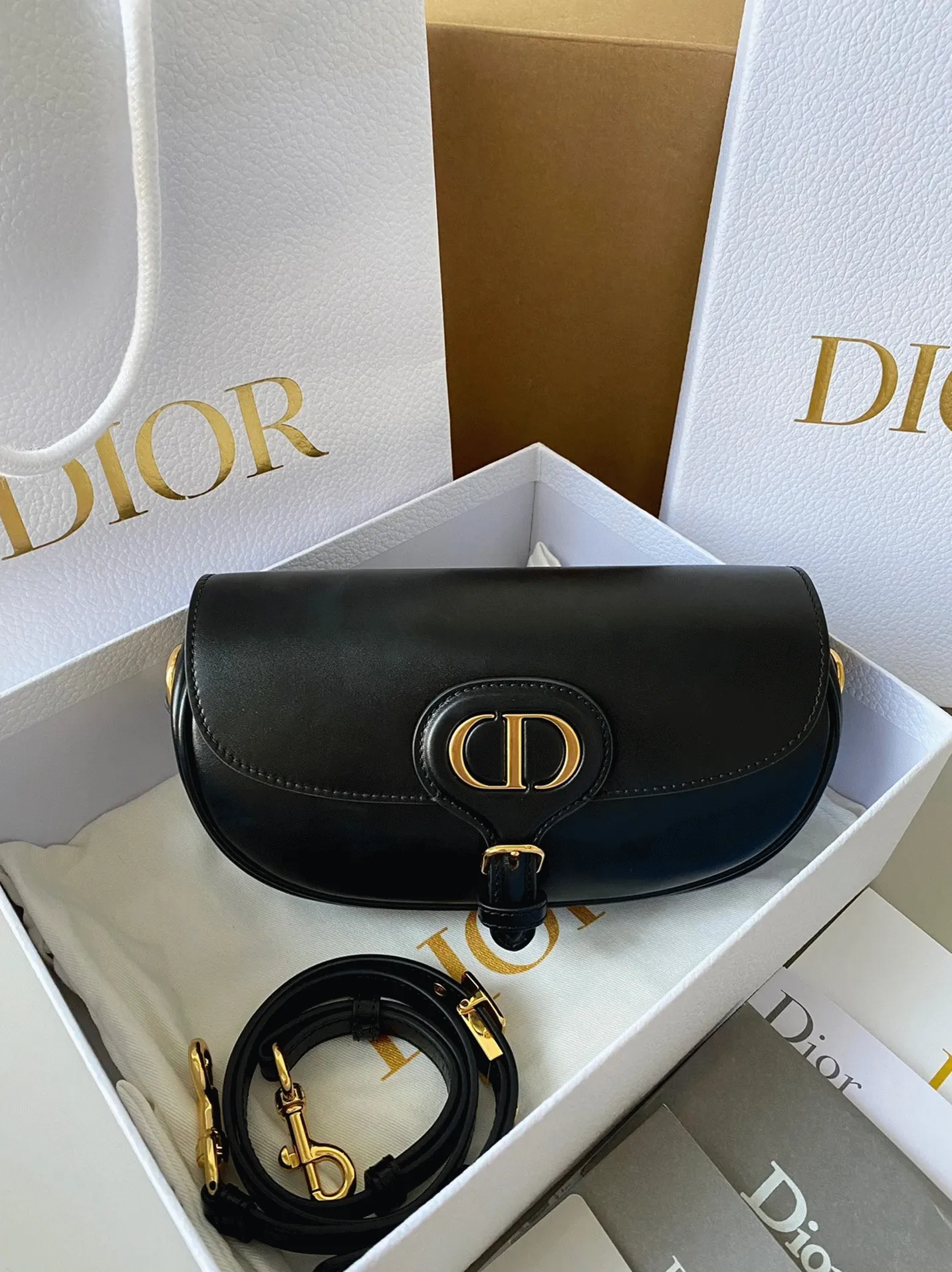 D10r Bobby East-West Bag Imitation in Black