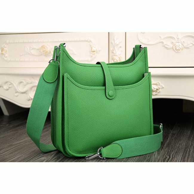 Bamboo Color Fake Luxury H**me5 Evelyne III PM Crossbody Bag