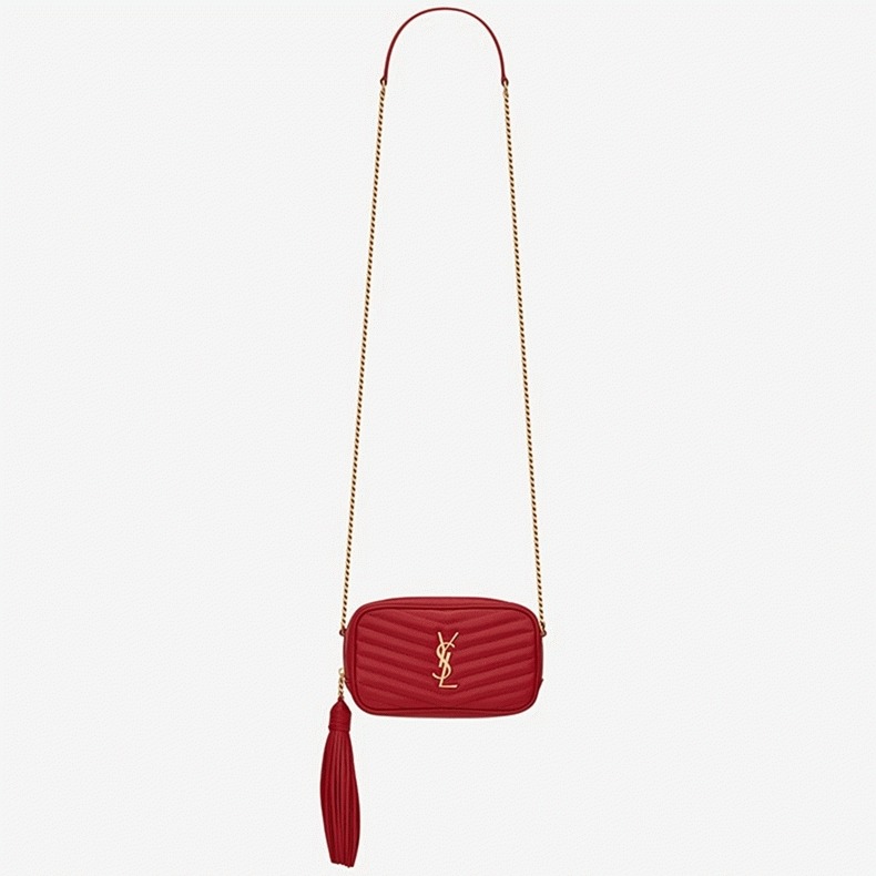 Fake Sa1nt Lau*nt Lou Mini Bag Red