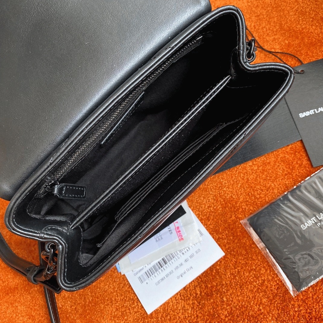 Replica Sa1nt Lau*nt LouLou Toy Strap Bag All Black