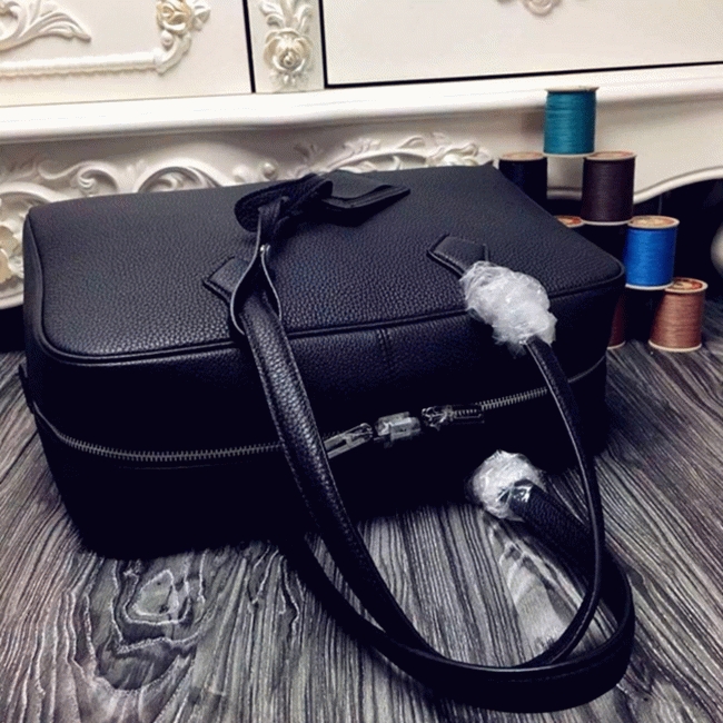 Black Designer Replica H**me5 Victoria II 35cm Bag