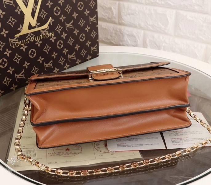 L0vis Vvtt0n Monogram Reverse Canvas Dauphine Bag