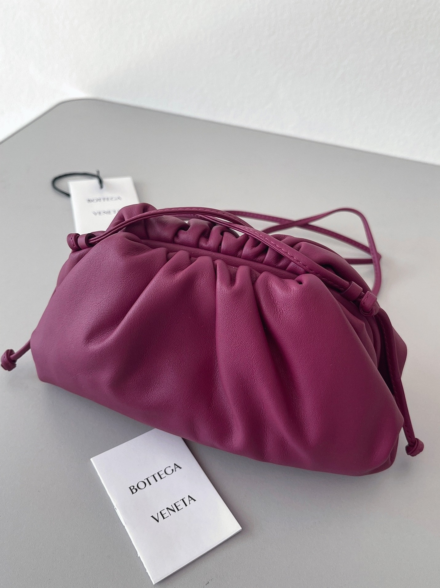 Replica B0tt*ga Ven*ta Mini Pouch with Strap Cinnabar