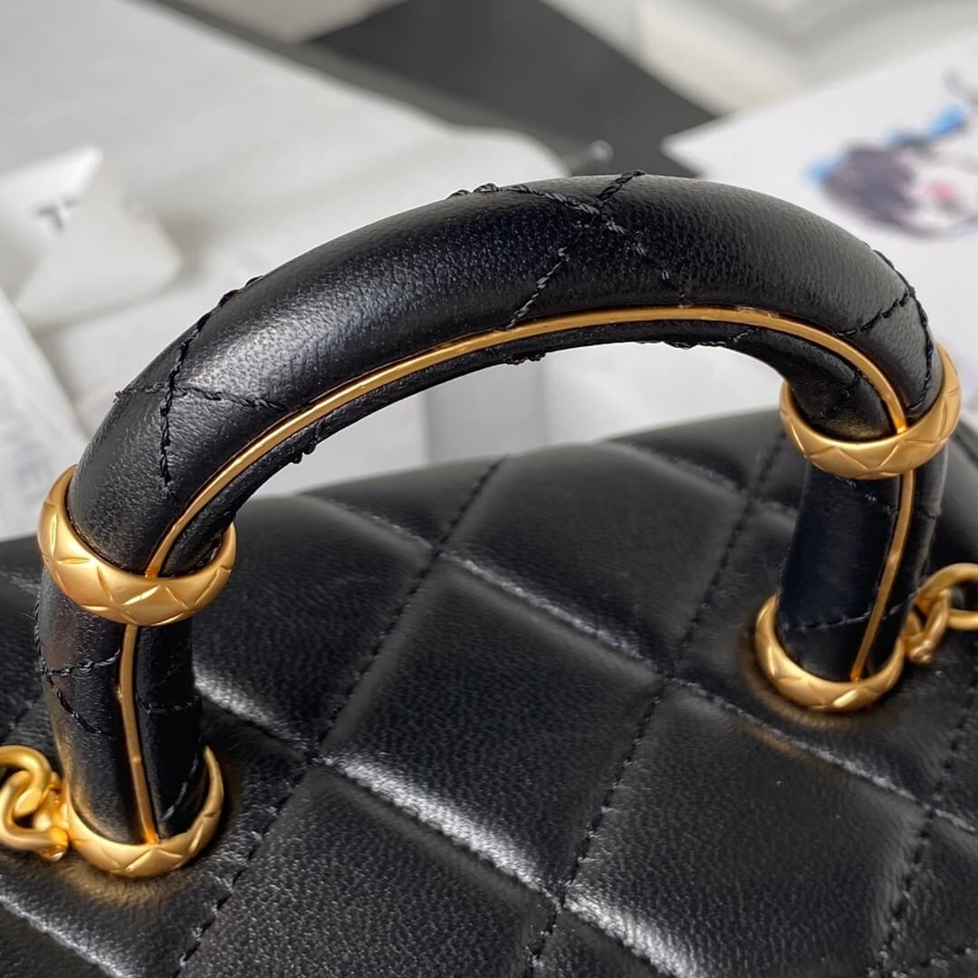 Ch**el 23S handle cosmetic bag(high-end grade)